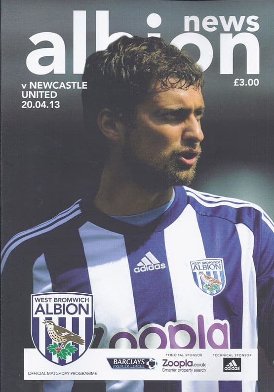 West Bromwich Albion FC  v Newcastle United FC